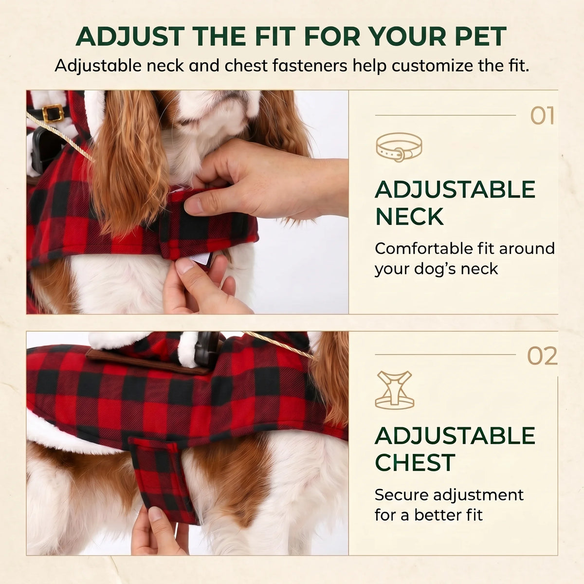Santa Rider Costume for Dogs